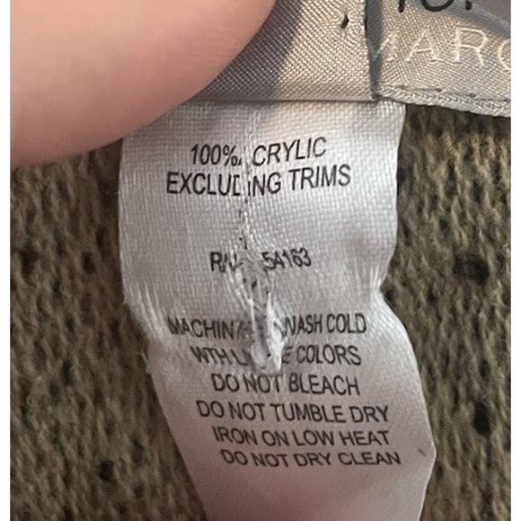 Marc New York Women’s Cheetah Striped Printed Poncho Shawl Wrap One Size - Picture 10 of 10